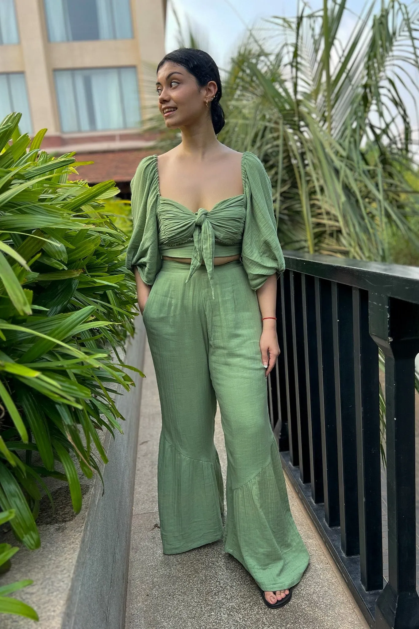 Boho Co-ord Set - Green