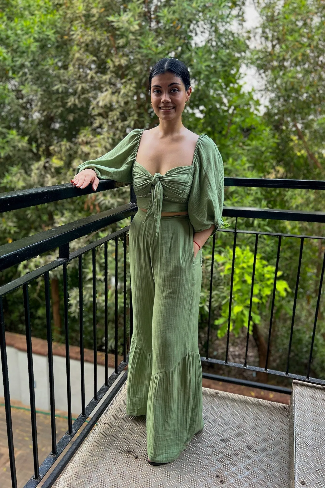 Boho Co-ord Set - Green