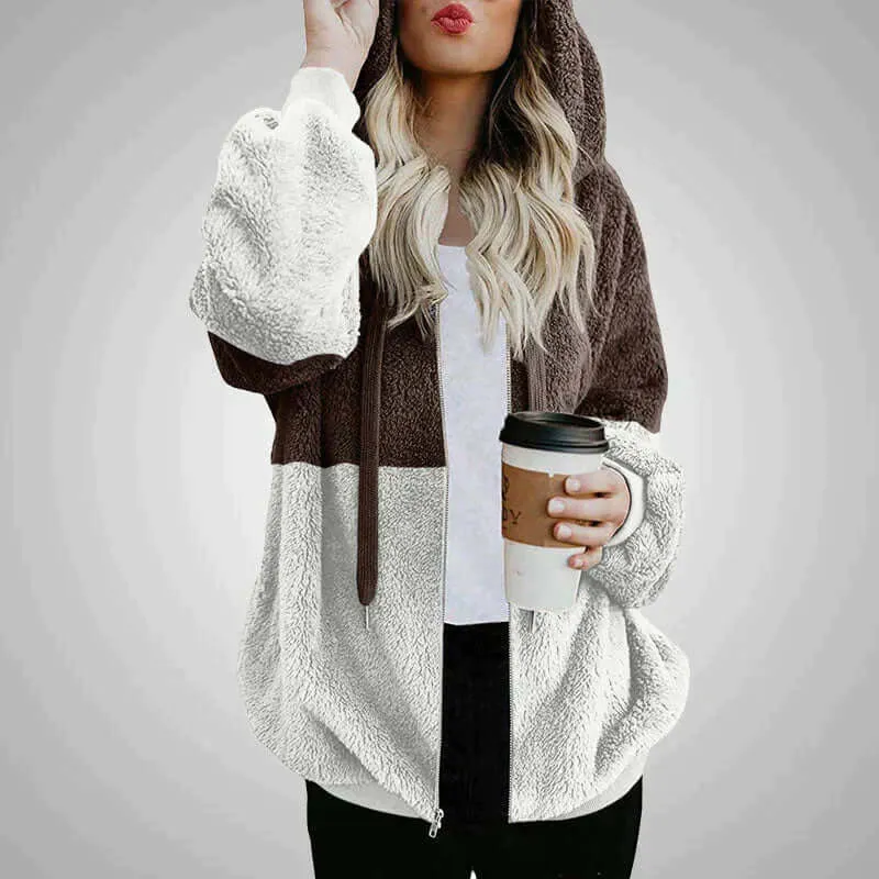Cozy Hooded Teddy Vest: Warm Winter Jacket