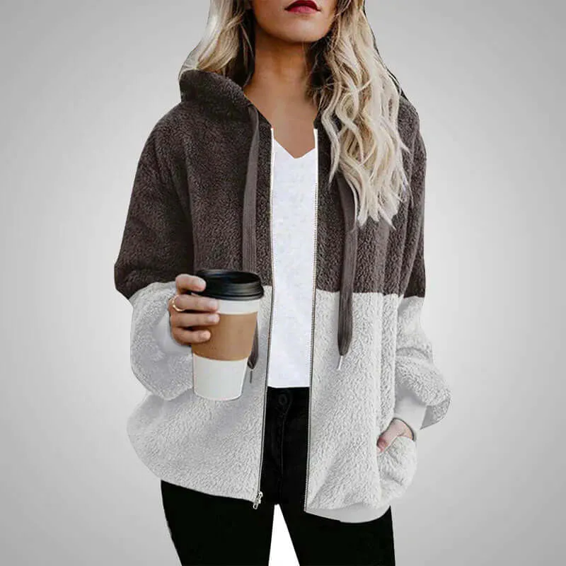 Cozy Hooded Teddy Vest: Warm Winter Jacket