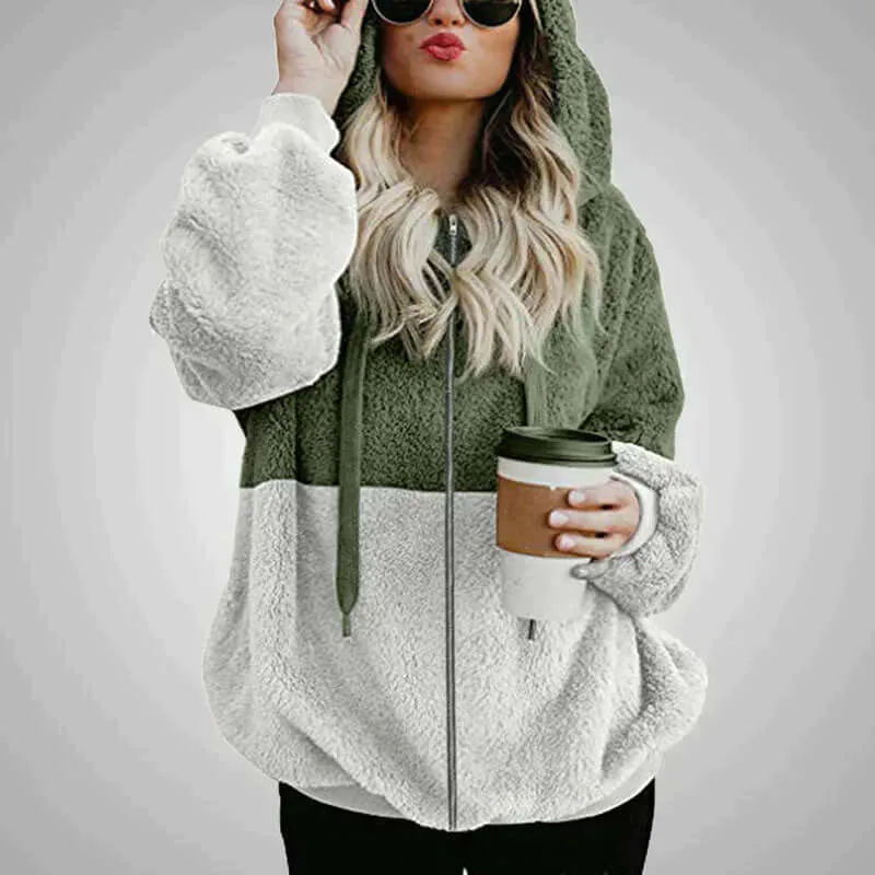 Cozy Hooded Teddy Vest: Warm Winter Jacket
