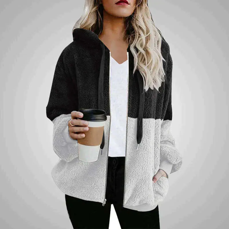 Cozy Hooded Teddy Vest: Warm Winter Jacket