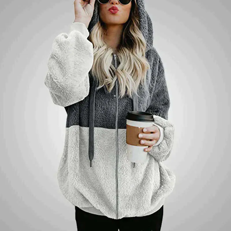 Cozy Hooded Teddy Vest: Warm Winter Jacket