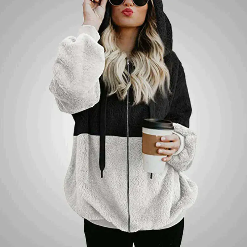 Cozy Hooded Teddy Vest: Warm Winter Jacket
