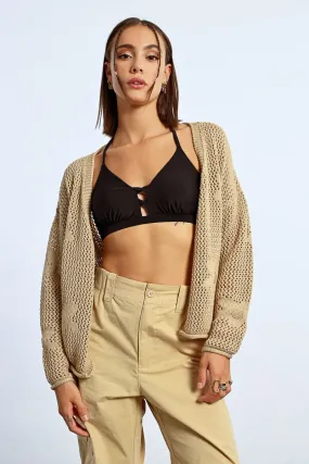Crochet Flower Cardigan