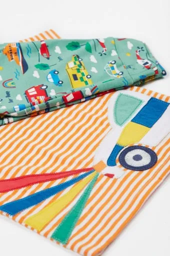 Frugi Holland Summer Outfit - Lifeboat Stripe/To The Rescue