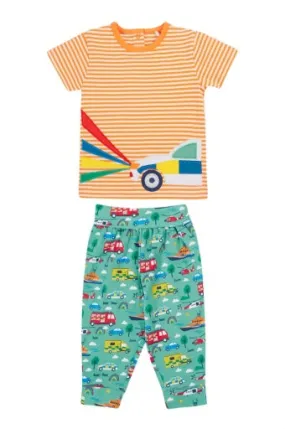 Frugi Holland Summer Outfit - Lifeboat Stripe/To The Rescue