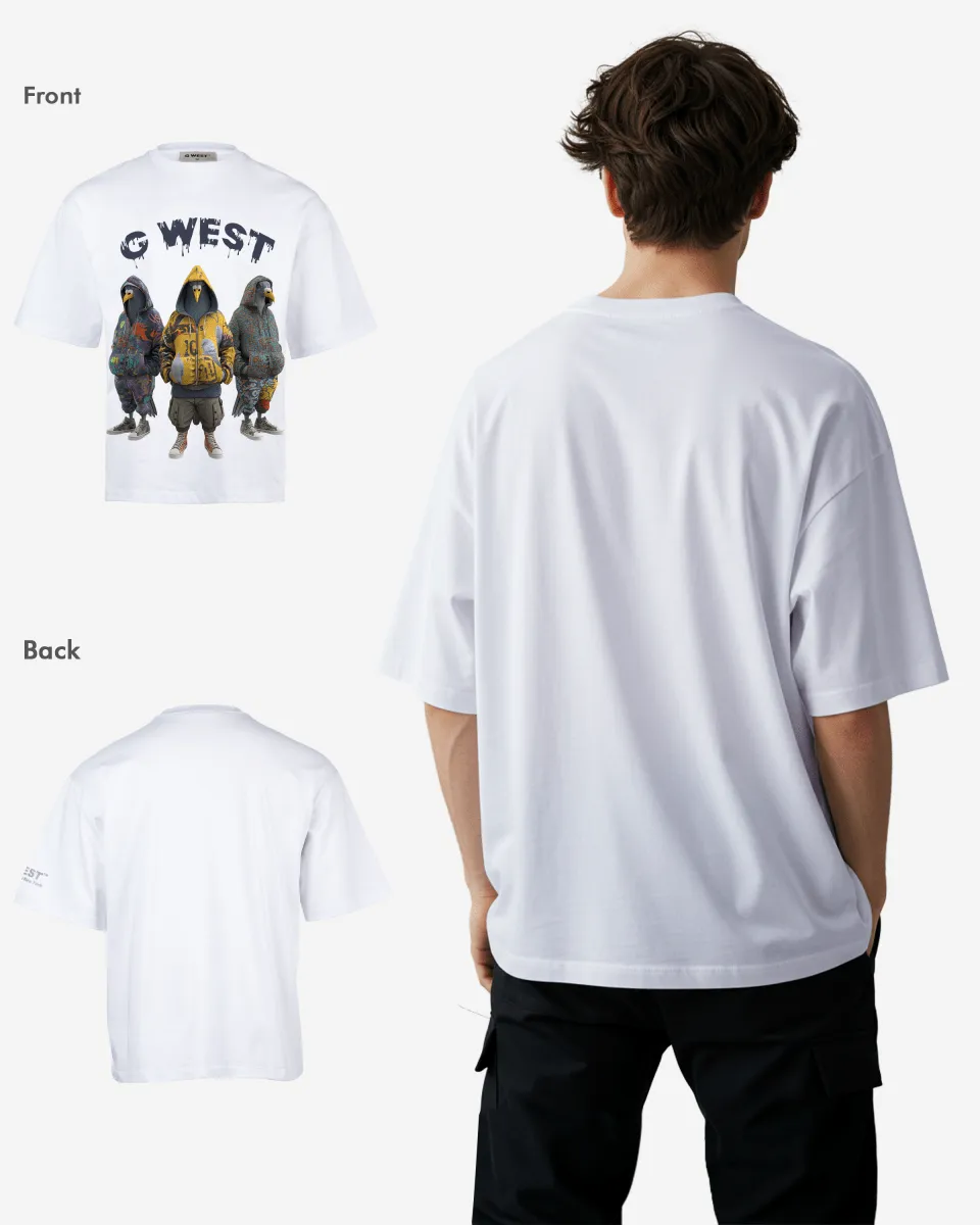 G West 3 Peigion Oversized Tee