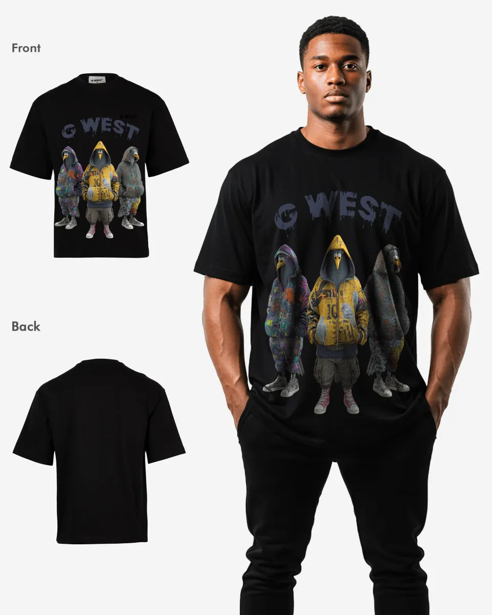 G West 3 Peigion Oversized Tee