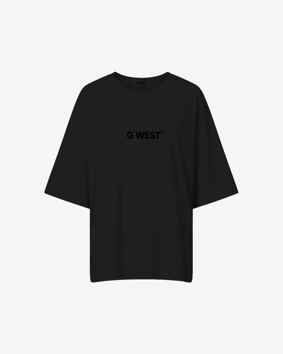 G West Heavyweight Logo Wear Oversized T-Shirt - WOMEN