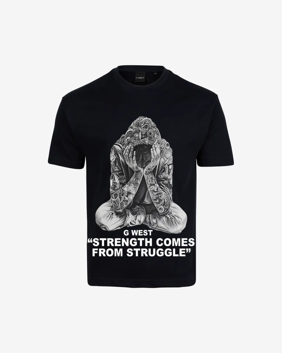 G West Strength Come From Struggle Oversized Tee