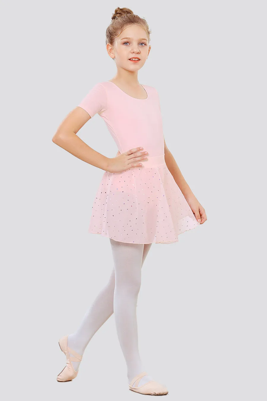Girls Chiffon Pull-On Wrap Skirt