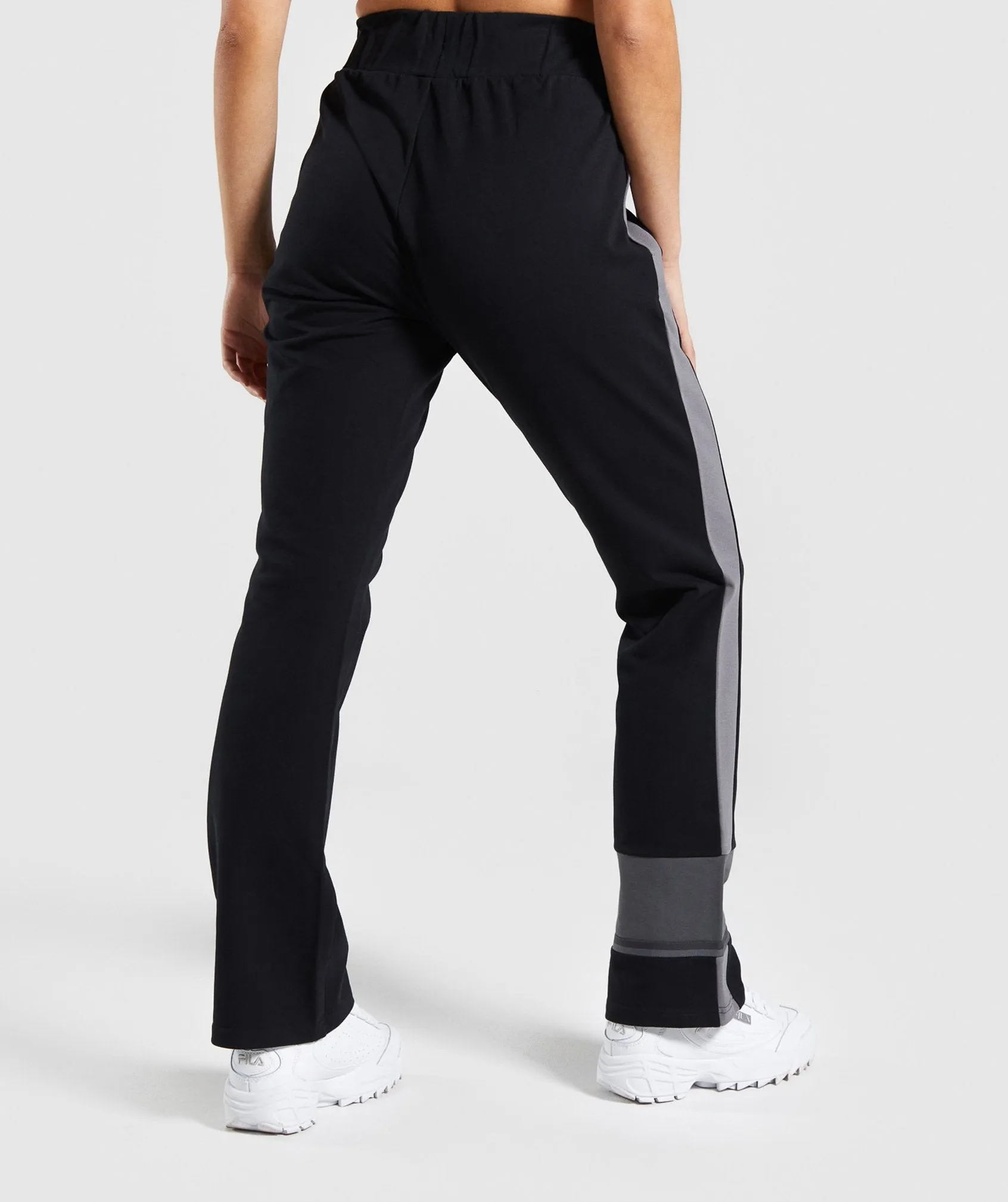 Gymshark Colour Block Joggers - Black/Charcoal/Smokey Grey