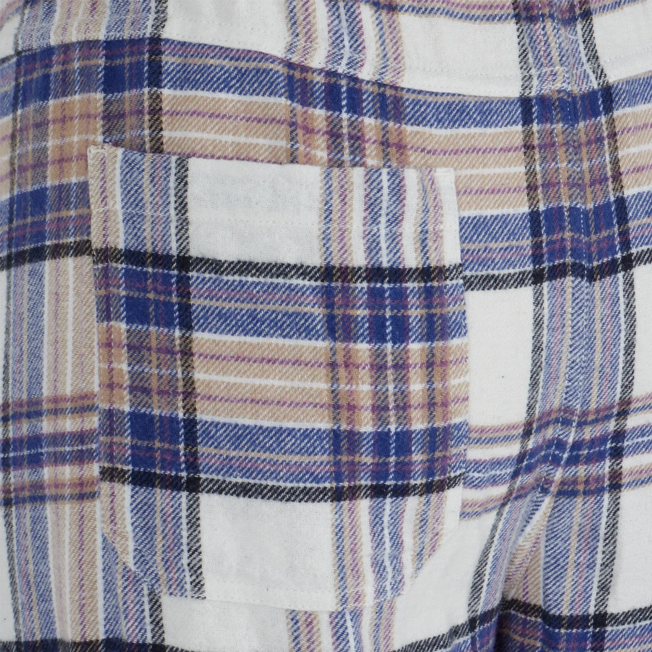 Obey Womens Max Plaid Pants Unbleached Multi