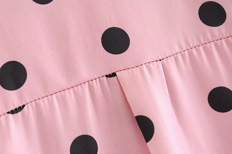 POLKA DOT SHIRT WITH POCKET