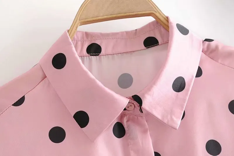 POLKA DOT SHIRT WITH POCKET