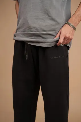 Terry Cotton Straight Leg Jogger