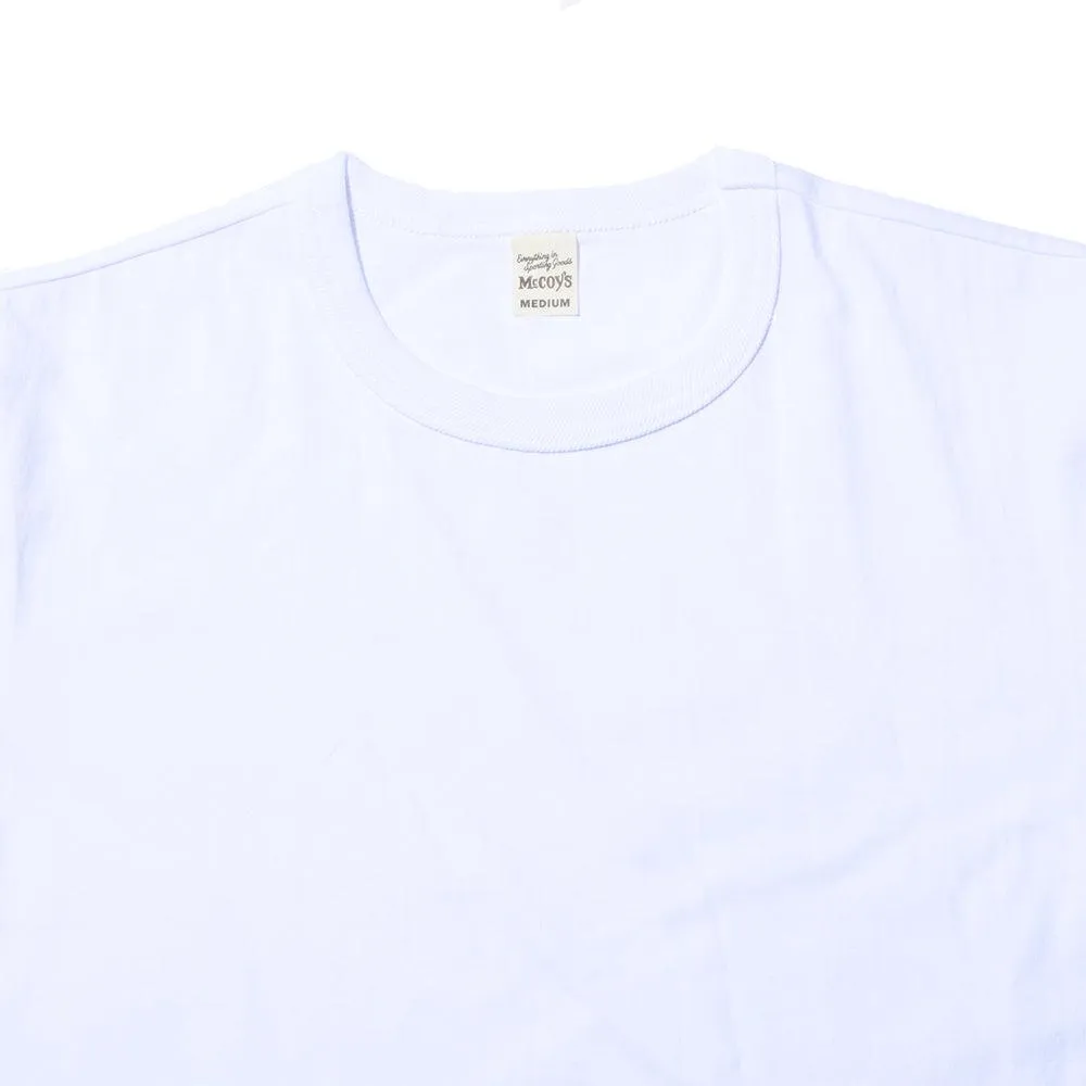 The Real McCoy's 2pcs Pack Tee White